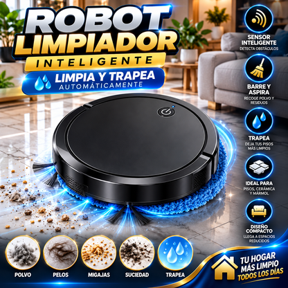 ASPIRADORA INTELIGENTE CON TRAPEADOR XM12