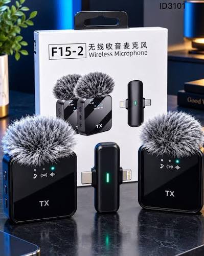 MICROFONO INALAMBRICO WIRELESS F-11 3 EN 1